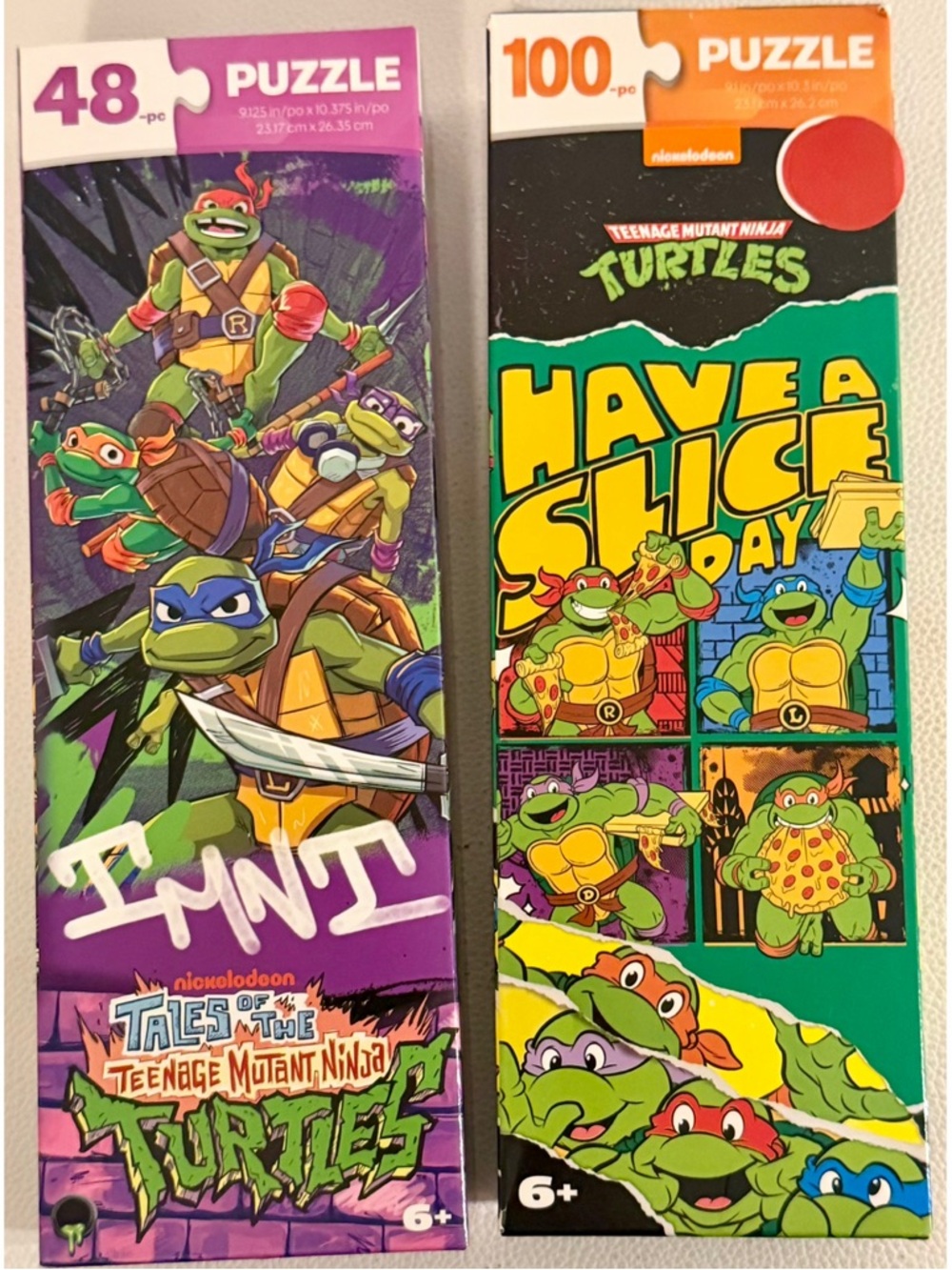 Teenage Mutant Ninja Turtles Puzzle Bundle Nickelodeon TMNT 48 100 Pc New Lot
